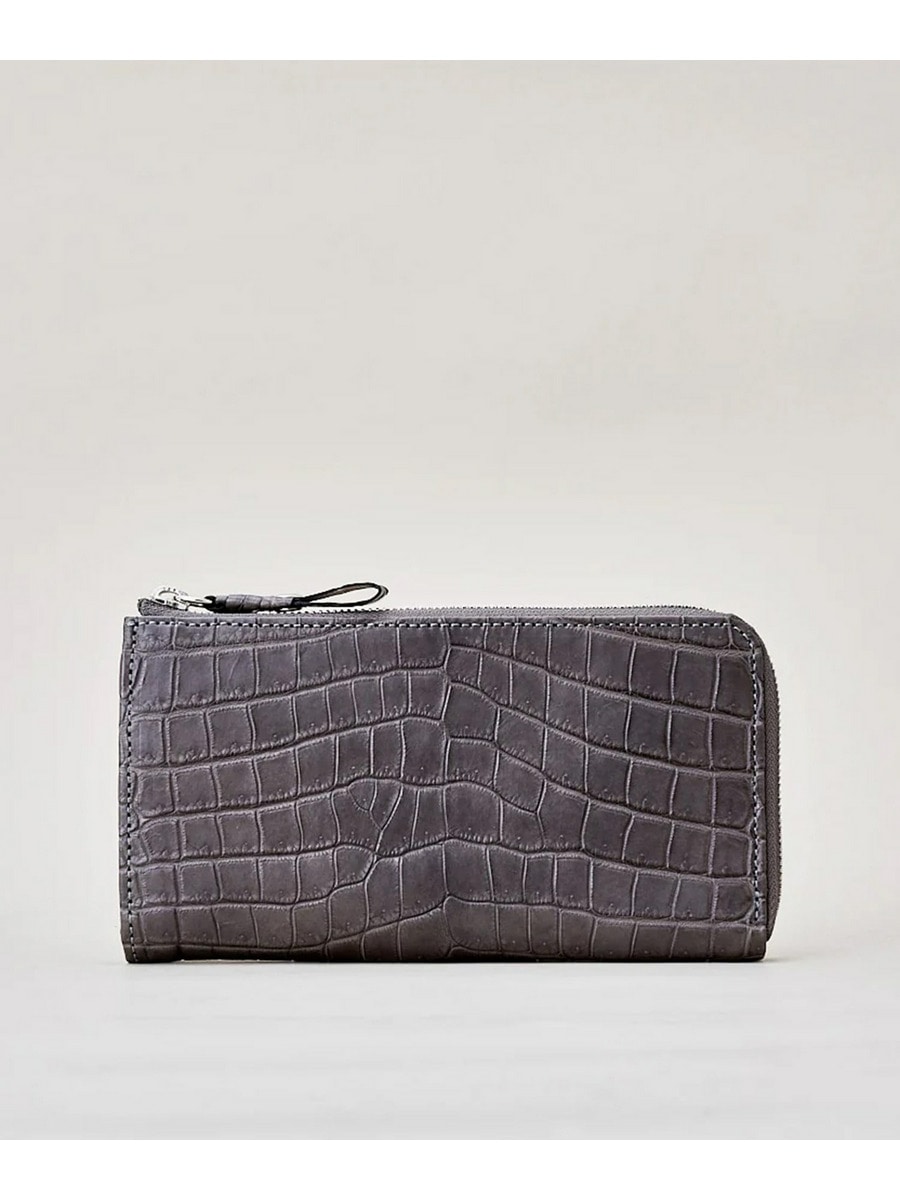 cornelian taurus / tower wallet / Crocodile leather
