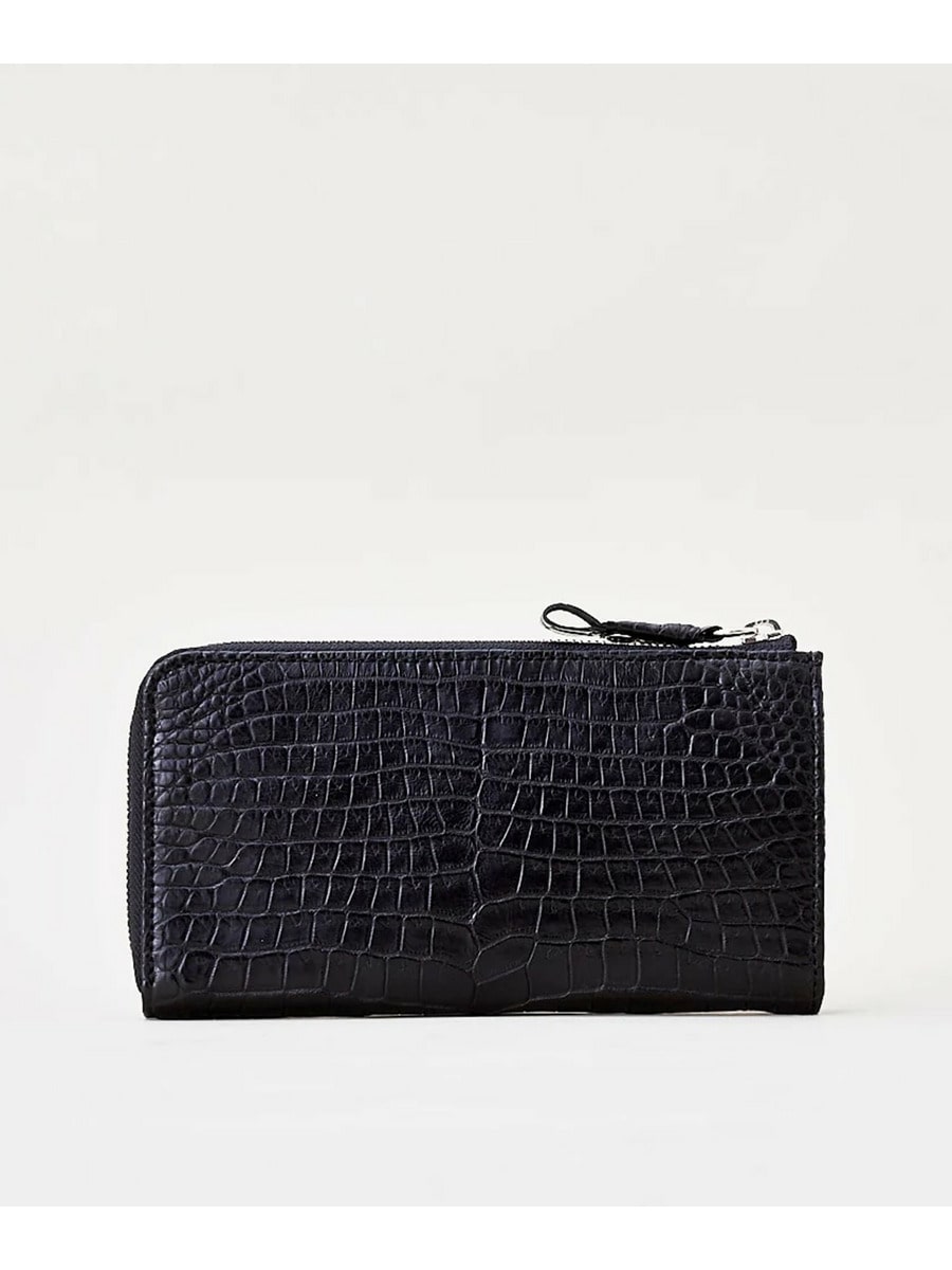 cornelian taurus / tower wallet / Crocodile leather