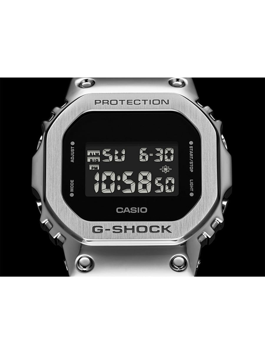 G-SHOCK GM-5600-1JF シルバー メタル デジタル 5600 - 4
