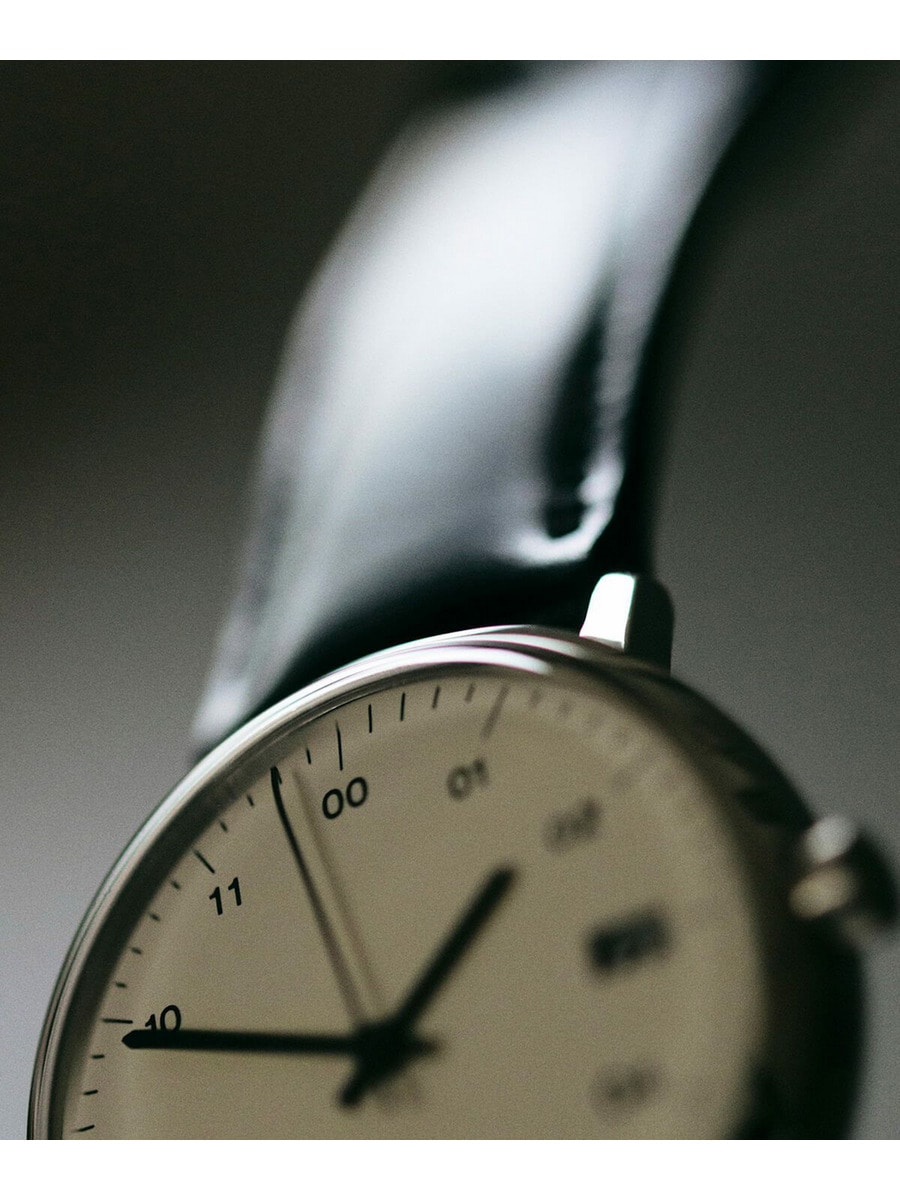 sazare / SK02 BLACK CORDOVAN LEATHER リストウォッチ｜ESTNATION