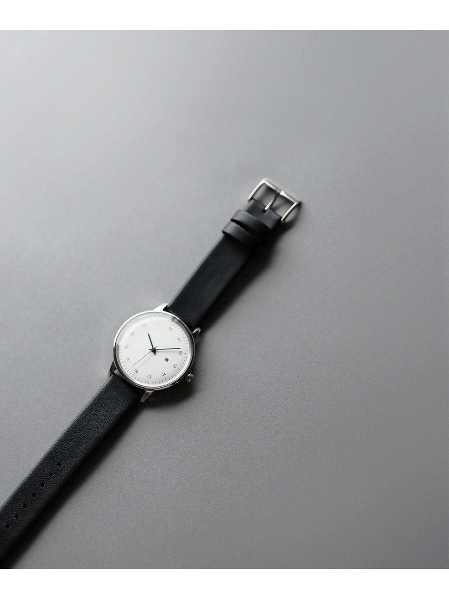 sazare / SK01 BLACK SHEEPSKIN LETHERリストウォッチ｜ESTNATION