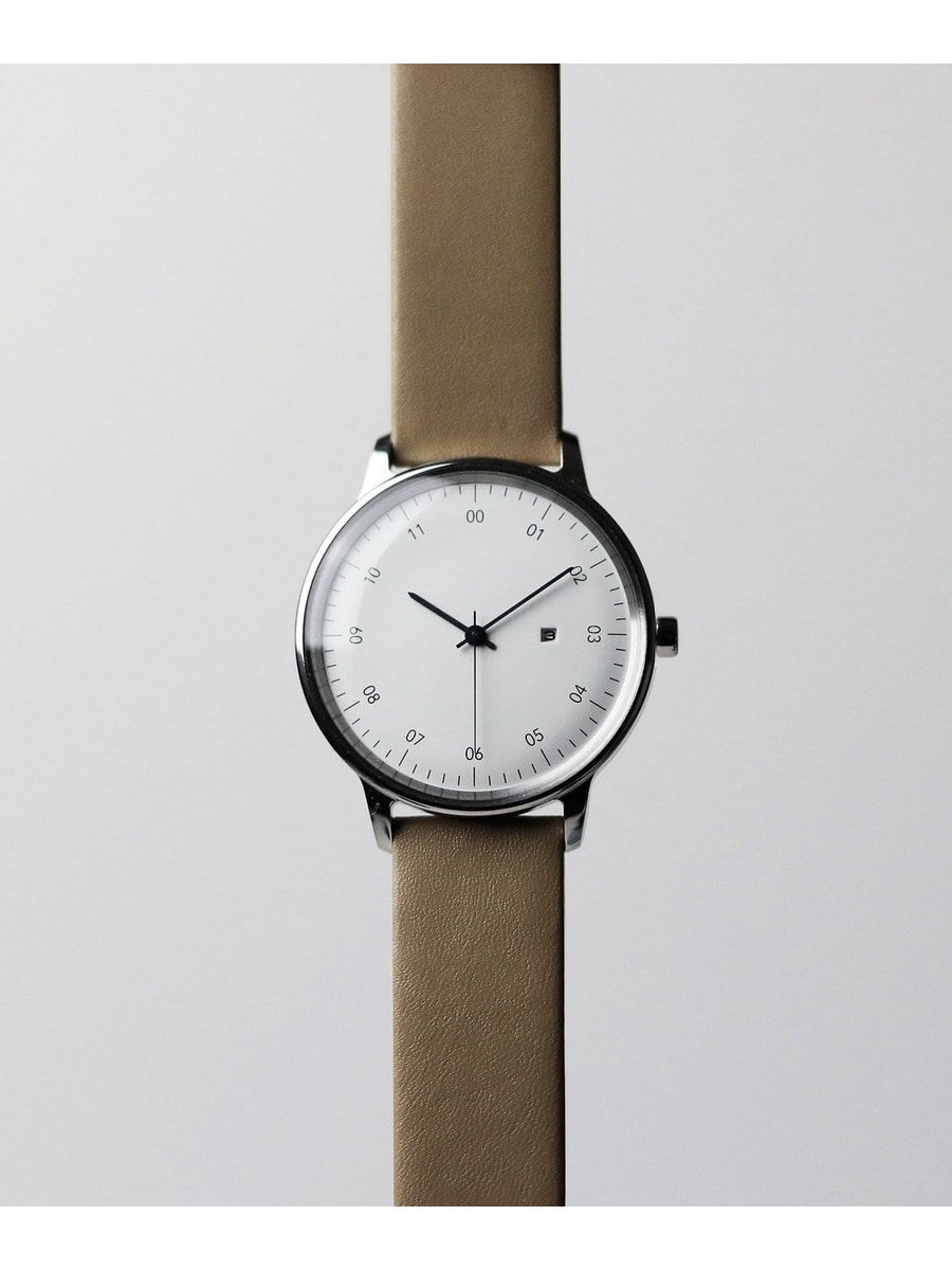SK01 BEIGE COW LETHER リストウォッチ