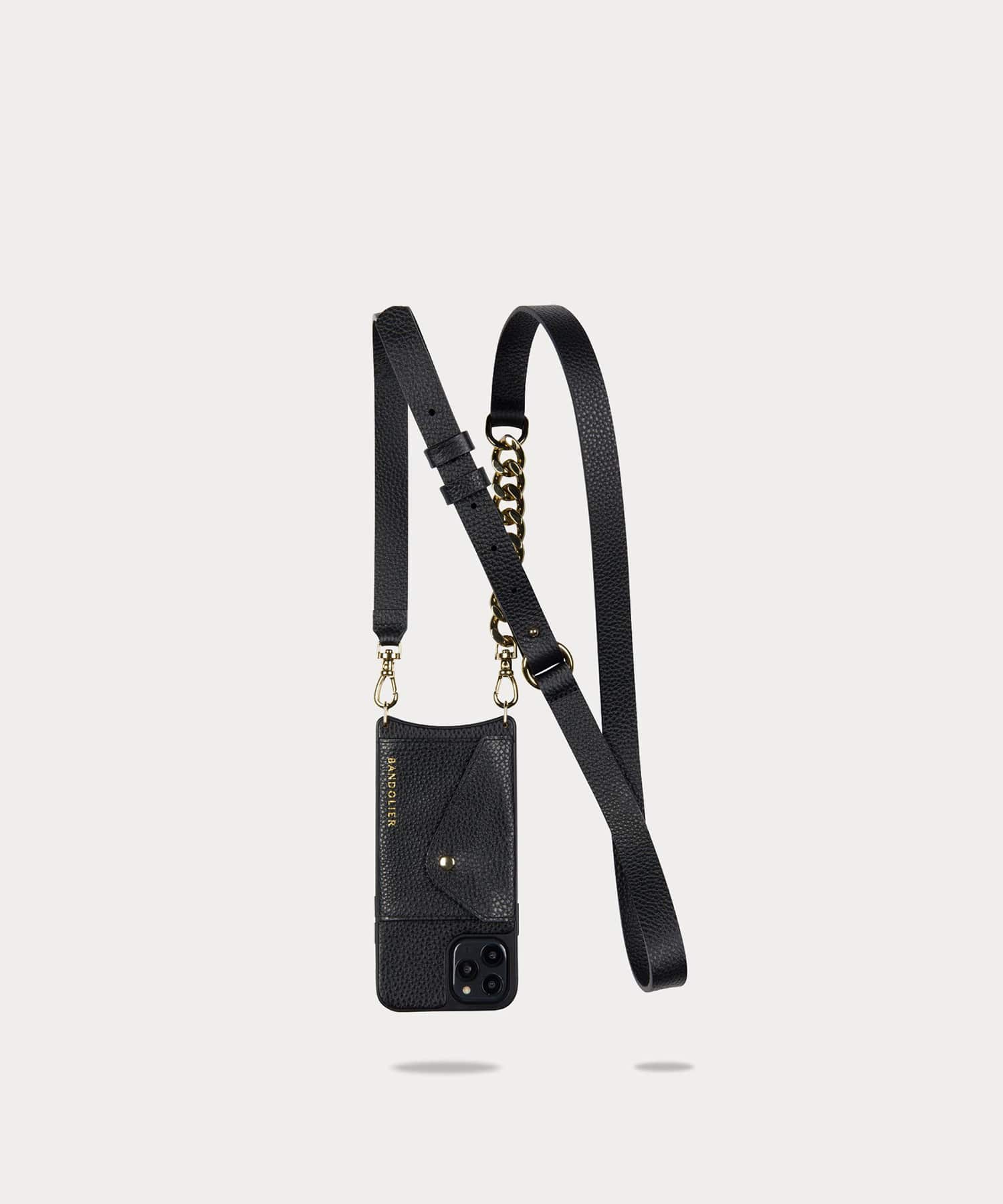 BANDOLIER / "CHARLOTTE BLACK GOLD" iPhone 12 Pro/12 ケース