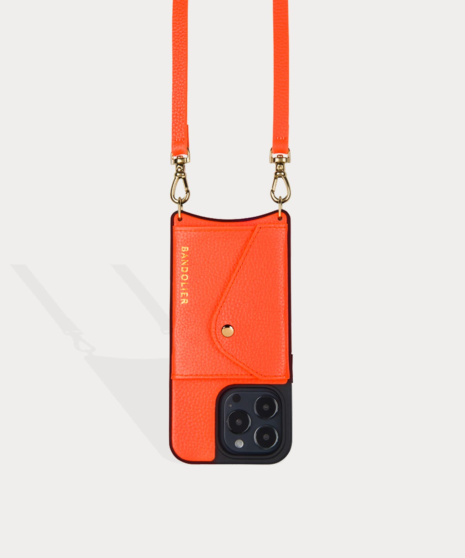 DONNA SIDE SLOT iPhone 14 Pro ケース 詳細画像 オレンジ 4