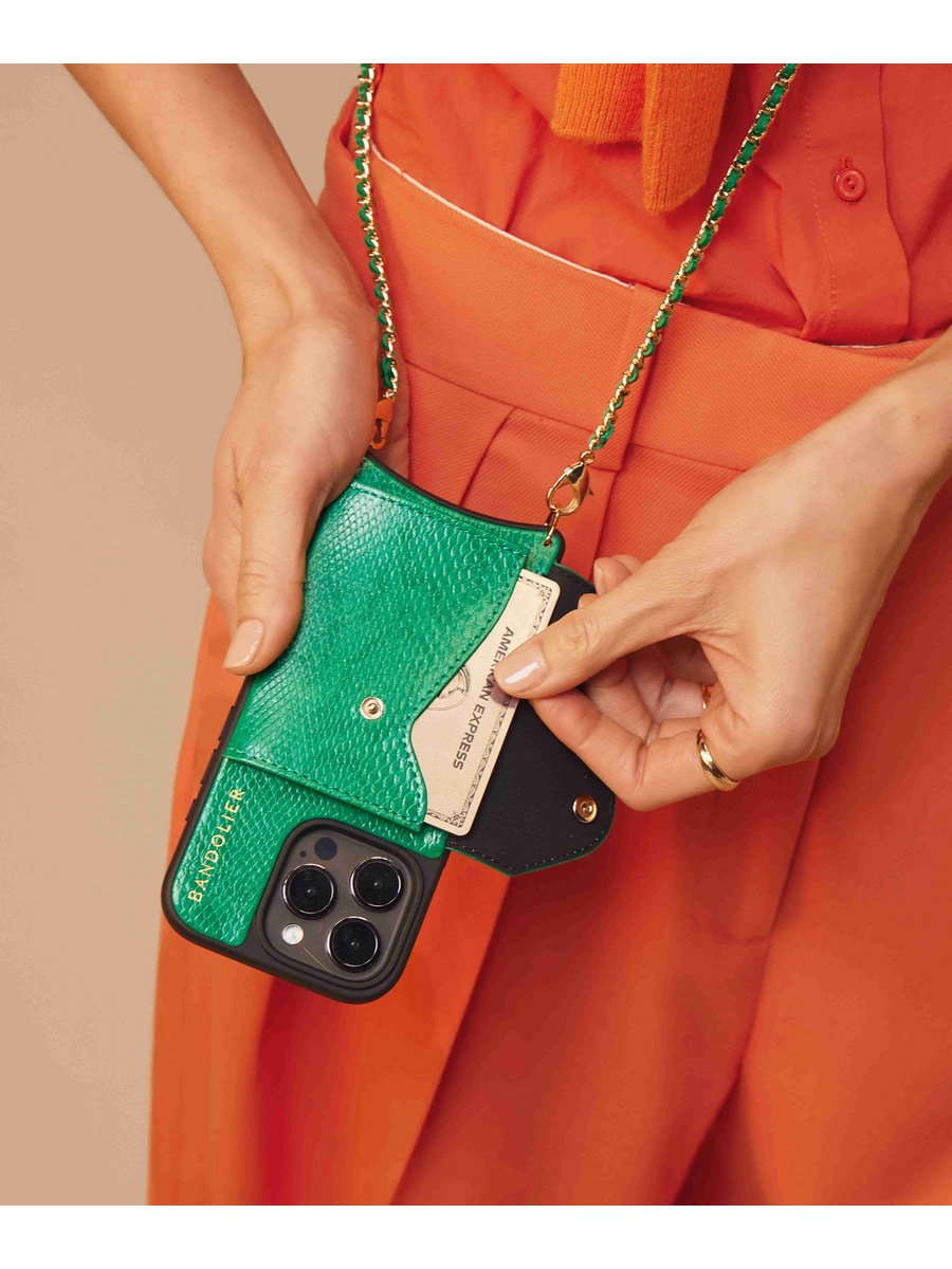 BANDOLIER / LILY SNAKE GREEN BANDOLET iphone16 シリーズ