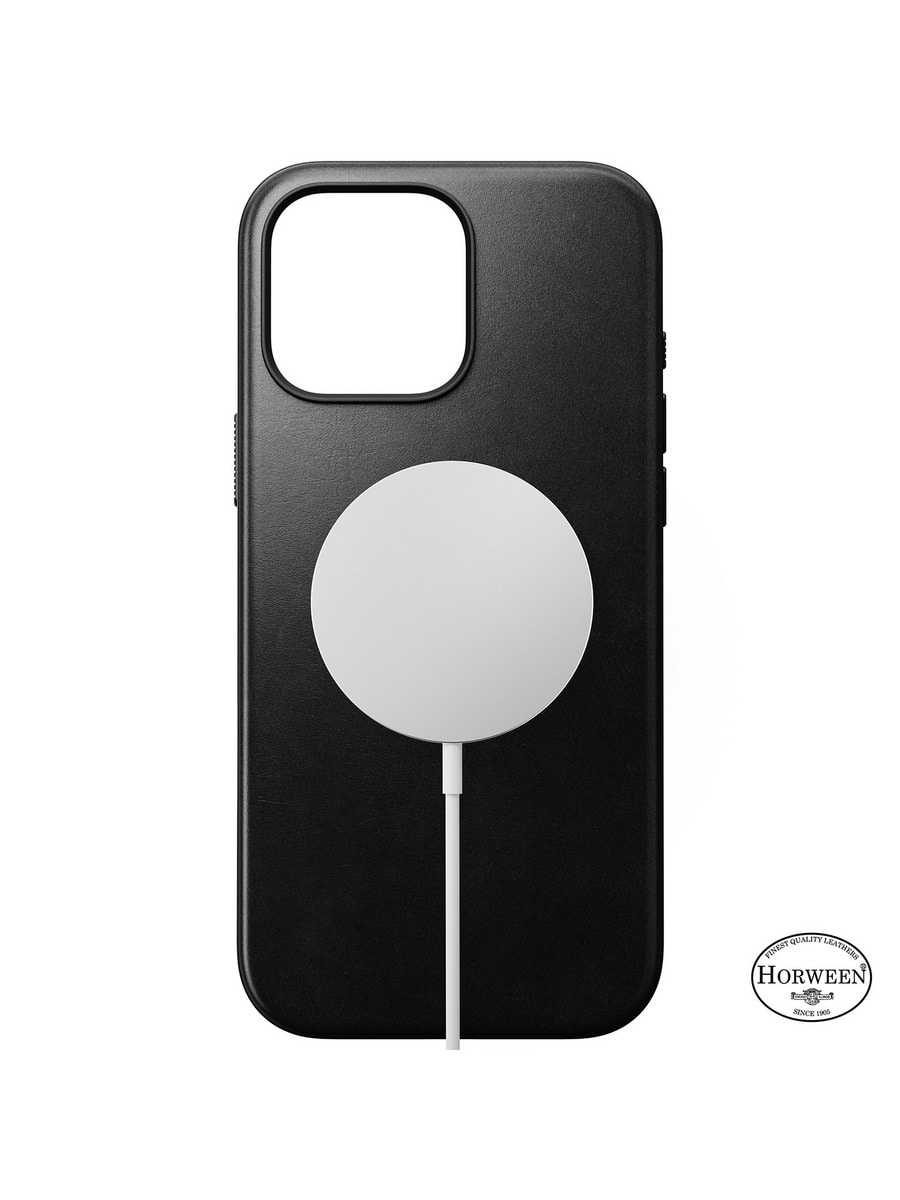 NOMAD iPhone16pro Modern Leather Case 黒色 Amazon.com: NOMAD Modern iPhone 16 Pro Leather Case Black