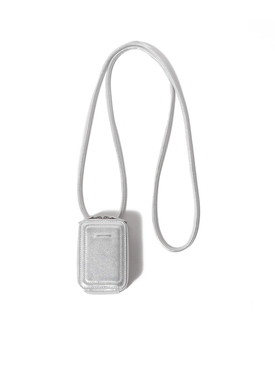 レザーストラップ付iPhoneアクセサリー マイクロバック