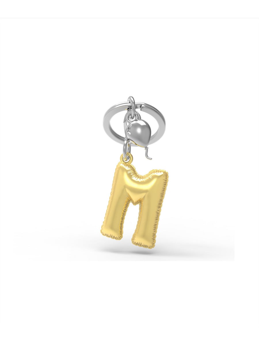 キーホルダー イニシャルM