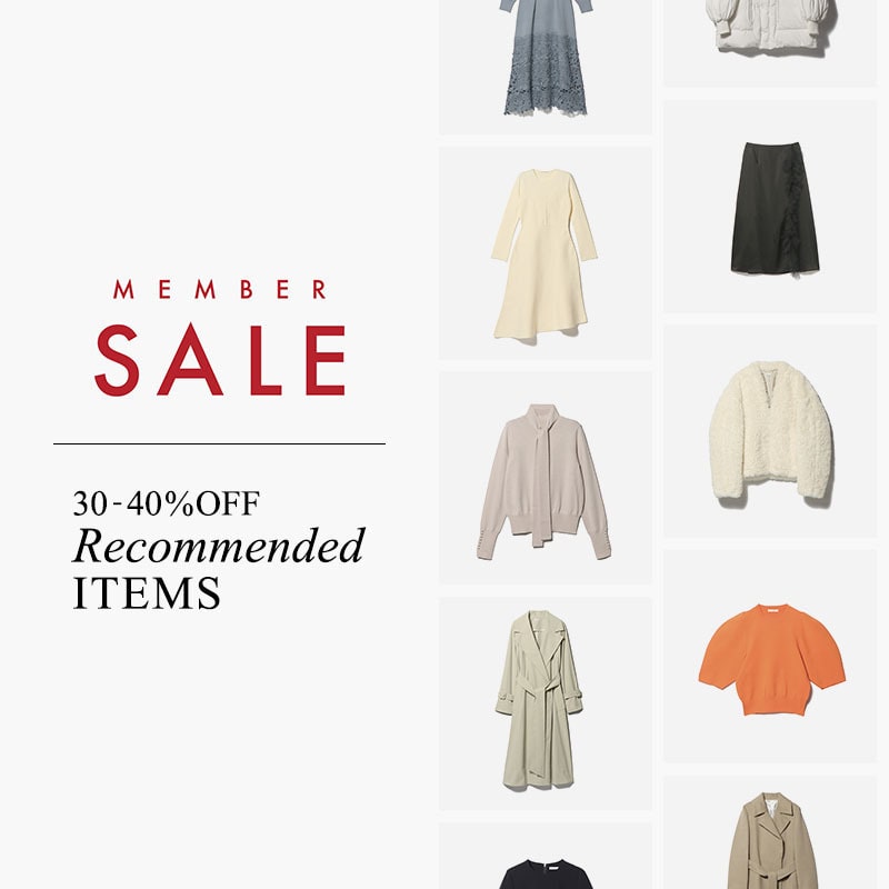 MEMBER SALE RECOMMENDED ITEMS