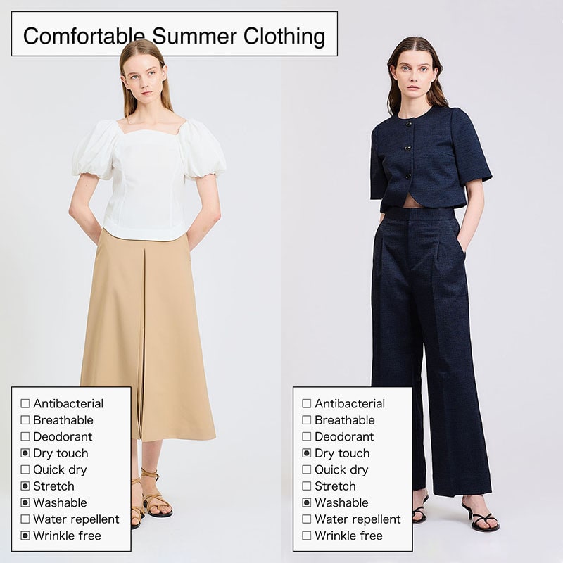 COMFORTABLE SUMMER CLOTHING