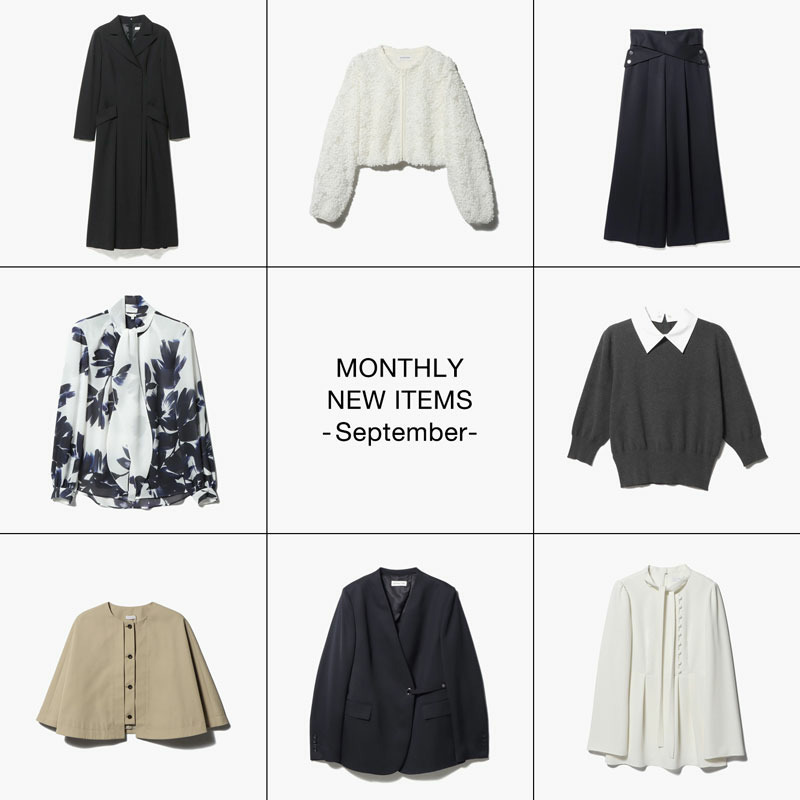 MONTHLY NEW ITEMS -September-