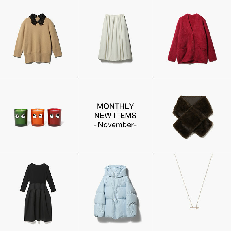MONTHLY NEW ITEMS -November-