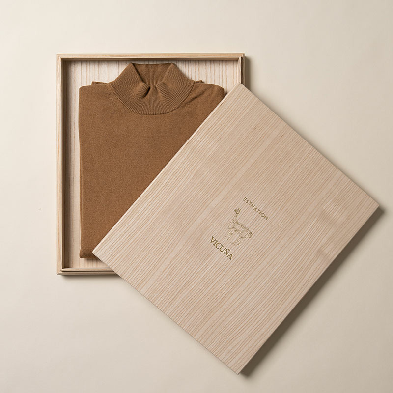 VICUNA MOCK NECK KNIT