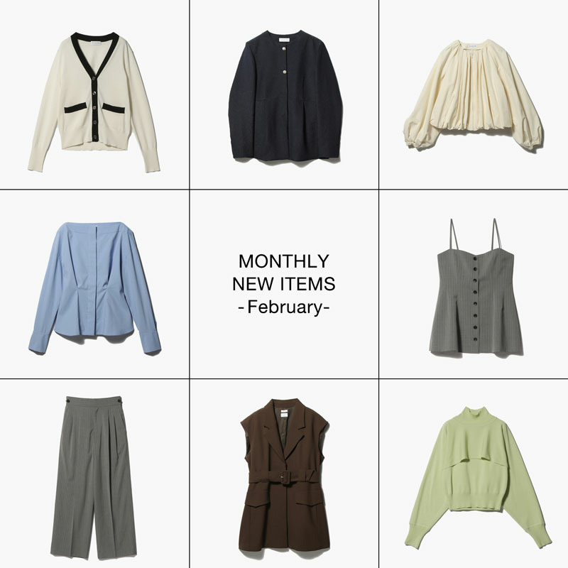 MONTHLY NEW ITEMS - February -