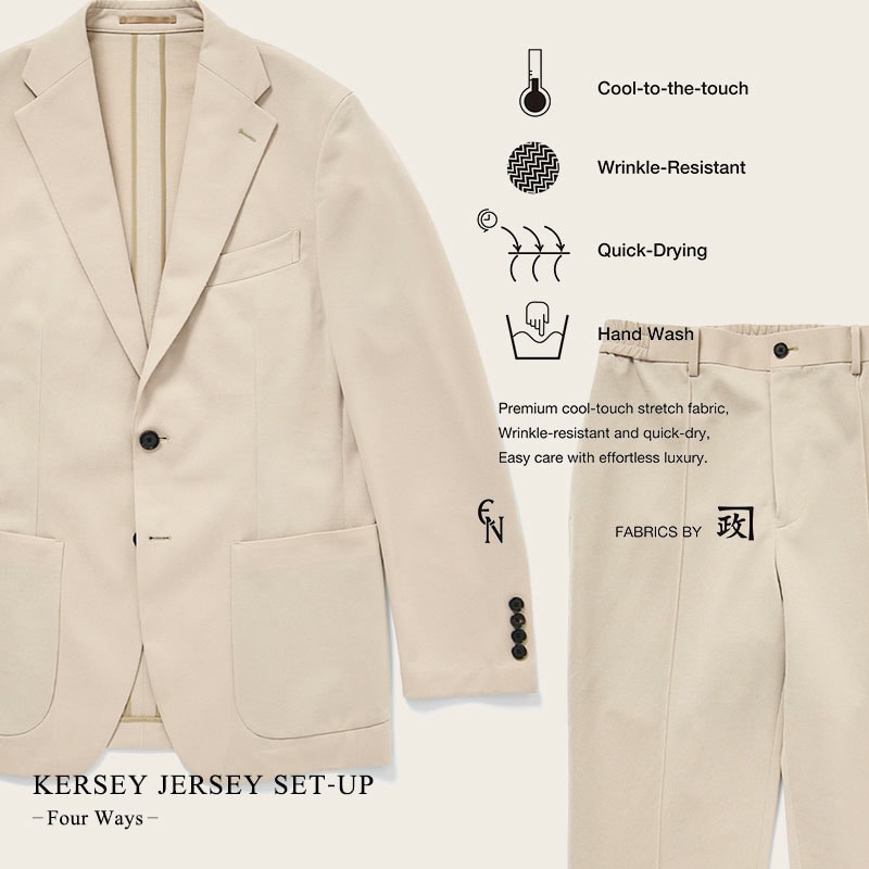 KERSEY JERSEY SET-UP - Four Ways -