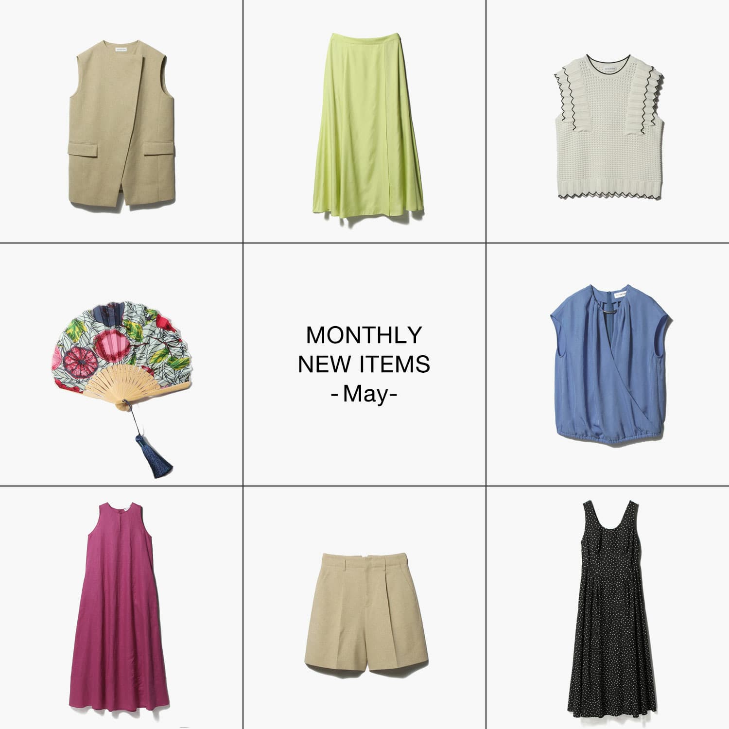 MONTHLY NEW ITEM  - May -