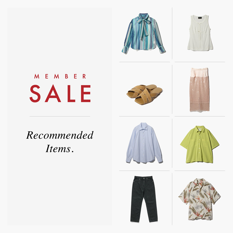 MEMBERSALE - Recommended Items.