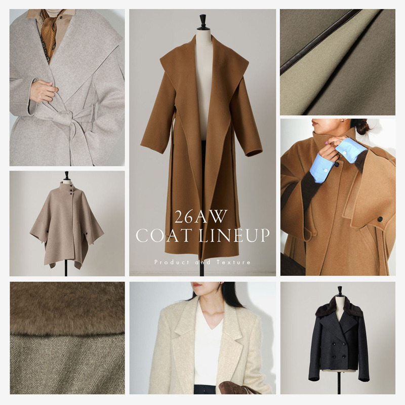 26AW COAT LINEUP